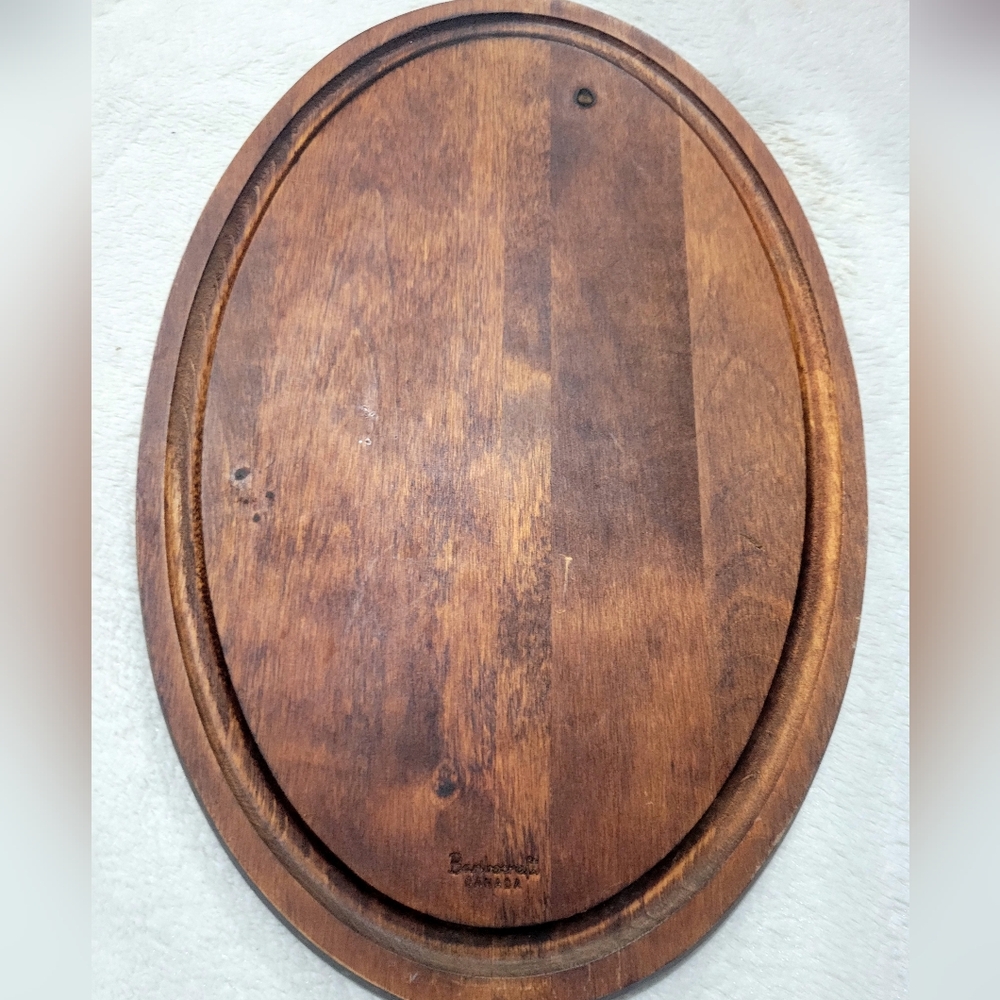 Barbocraft Wooden Oval Vintage Cutting Boards - Picture 5 of 5